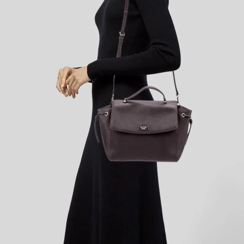Euc Kate Spade Lilah Laurel Way Burgandy Leather Crossbody Bag